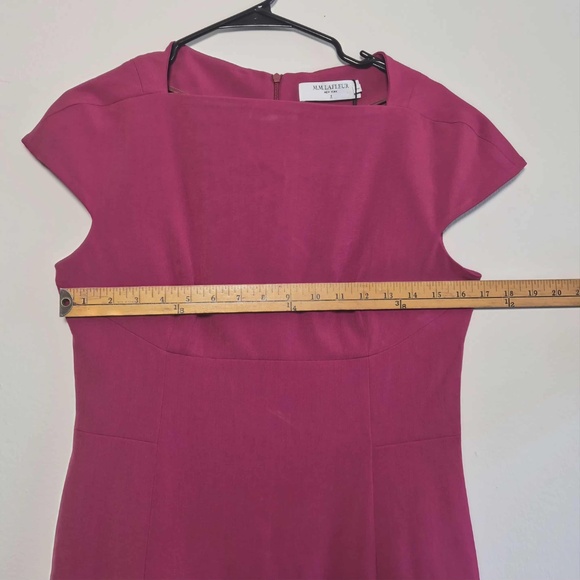 M.M. Lafleur NWT Office Siren Corpcore Berry Red Cap Sleeve Ashley Dress US 8 - Picture 4 of 8